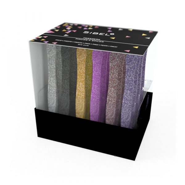 COFFRET - NOEL - COSMETIQUE - 24 - PINCES - A - EPILER - SIBEL - PAILLETTE - P005291 - GROSSISTE - ESTHETIQUE - LYSOR - LIANE